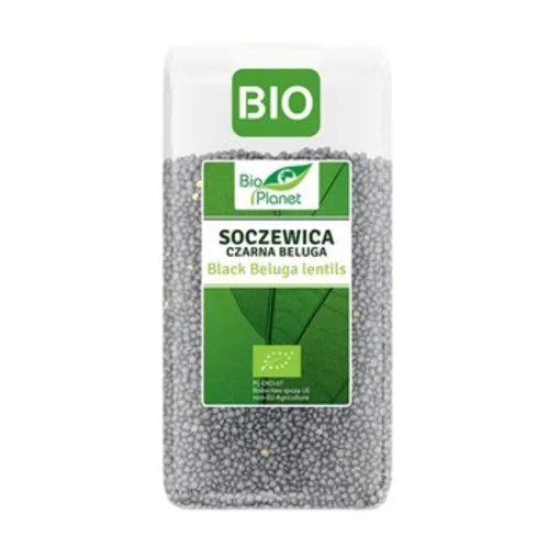 Soczewica czarna beluga Bio, 400 g, Bio Planet