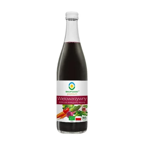 Sok wielowarzywny kiszony Bio, 500 ml, Biofood