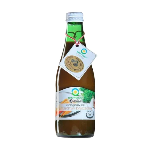 Sok z marchwi kiszonej Bio, 300 ml, Biofood