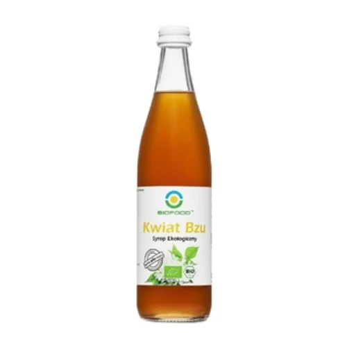 Syrop z kwiatów czarnego bzu Bio, 500 ml, Biofood