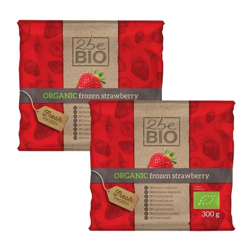 Truskawka mrożona Bio, 2 opakowania x 300 g, 2beBIO