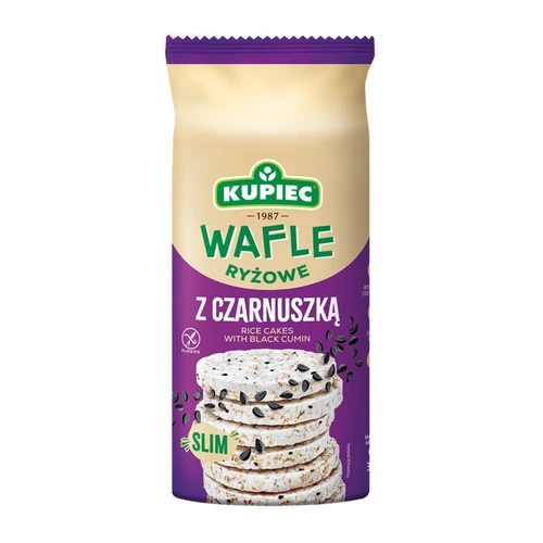 Wafle ryżowe z czarnuszką Slim, Kupiec