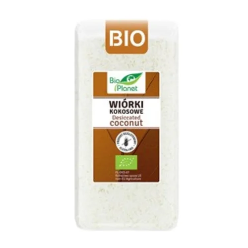 Wiórki kokosowe bezglutenowe Bio, 200 g, Bio Planet  