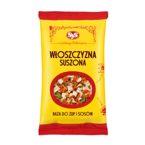 Włoszczyzna suszona, 100 g, Dania Babci Zosi