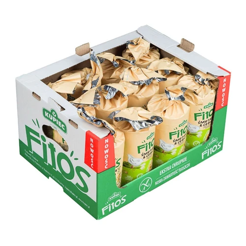Zestaw 12 szt. wafle kukurydziane śmietana i cebula, Kupiec