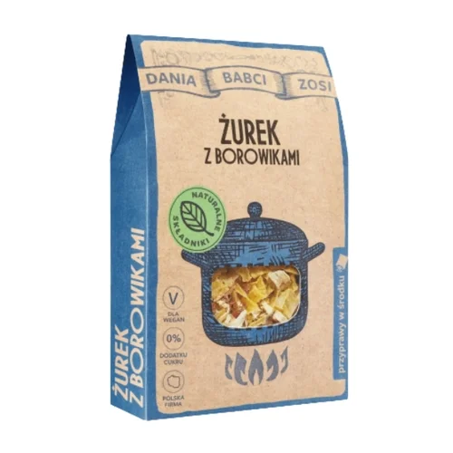 Zupa żurek z borowikami 100% naturalny skład, 85 g, Dania Babci Zosi