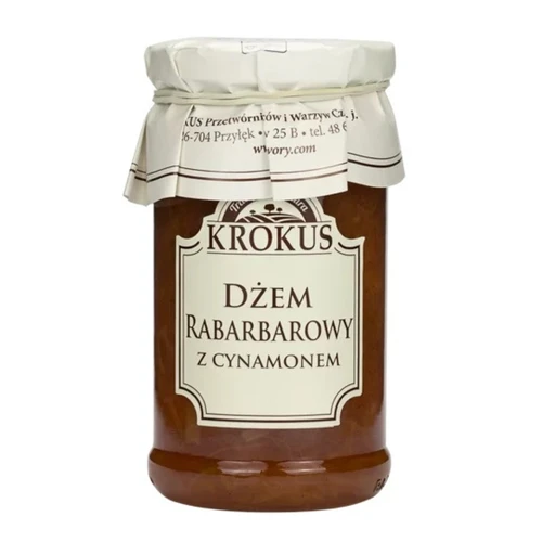 Dżem rabarbarowy z cynamonem, Krokus