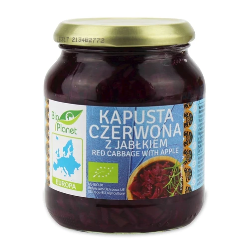 Kapusta czerwona z jabłkiem BIO