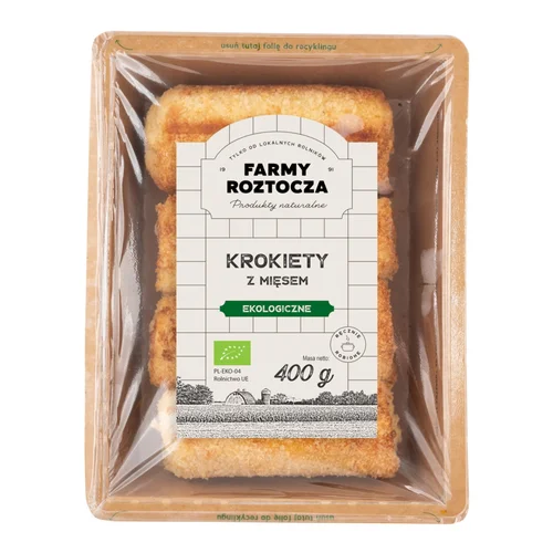 Krokiety z mięsem Bio, 400 g, Farmy Roztocza