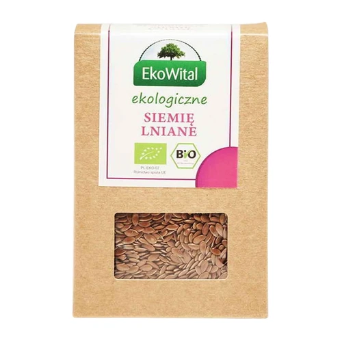 Len brązowy (Siemię lniane) Bio, 200g, EkoWital