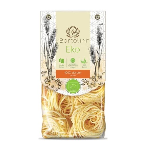 Makaron semolinowy gniazda Spaghetti Bio, Bartolini