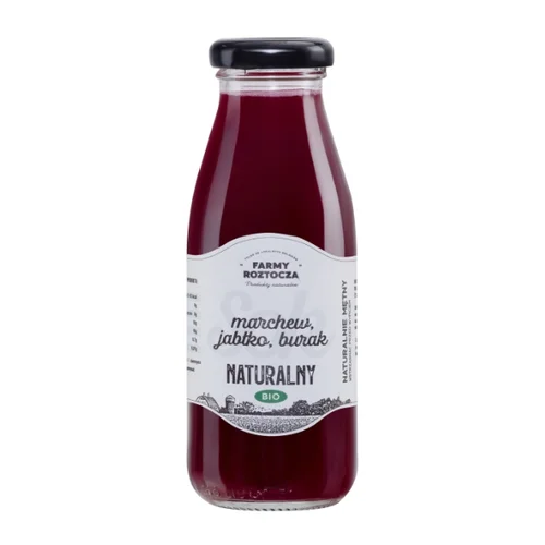 Sok marchew jabłko burak Bio, 250 ml, Farmy Roztocza