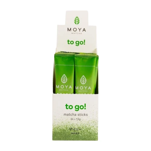Herbata zielona matcha japońska w saszetkach BIO (24 x 1,5g), Moya
