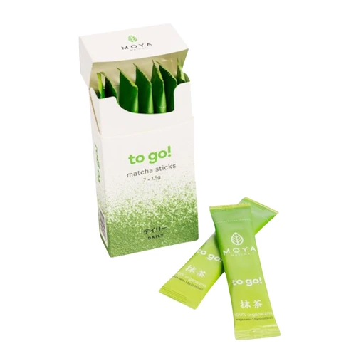Herbata zielona matcha japońska w saszetkach BIO  (7 x 1,5 g), Moya