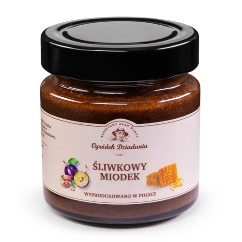 Miód śliwkowo-kakaowy - Śliwkowo-kakaowy miodek, Ogródek Dziadunia