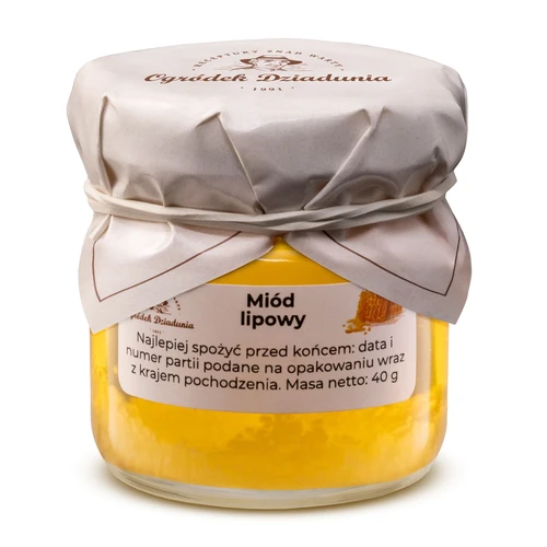 Miód lipowy, 40g, Ogródek Dziadunia