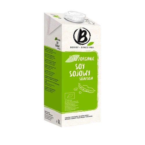 Napój sojowy naturalny bez cukru bezglutenowy BIO