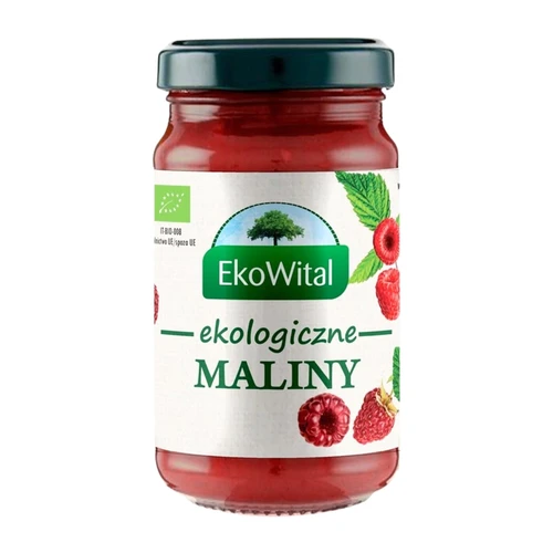 Mus malinowy bez dodatku cukru Bio, EkoWital