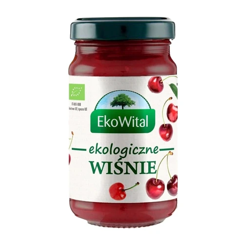 Mus wiśniowy bez dodatku cukru Bio, EkoWital