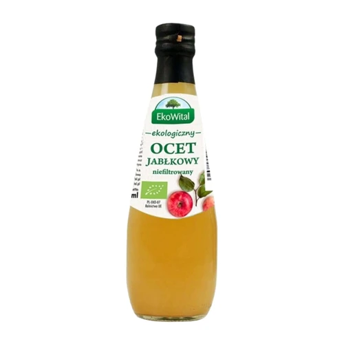 Ocet jabłkowy 6% niefiltrowany Bio, EkoWital
