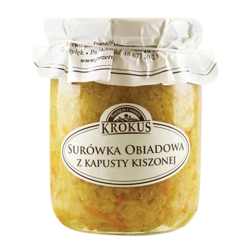 Surówka obiadowa z kapusty kiszonej