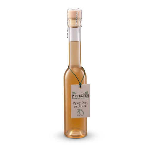 Żywy ocet śliwkowy, 200ml, Ogródek Dziadunia