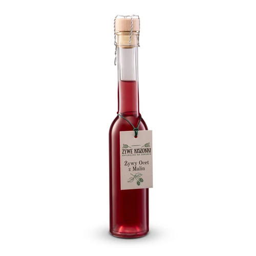 Żywy ocet malinowy, 100ml, Ogródek Dziadunia