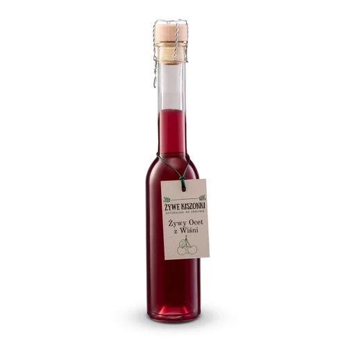 Żywy ocet wiśniowy, 200ml, Ogródek Dziadunia