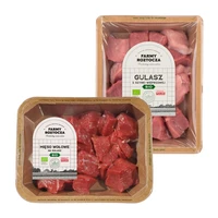 Zestaw mięsa Bio: wołowe na gulasz, gulasz wieprzowy z szynki, Farmy Roztocza