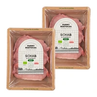 Zestaw mięsa Bio: 2 opakowania schab wieprzowy w plastrach, Farmy Roztocza