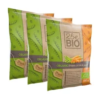 Marchew z groszkiem Bio, 3 opakowania x 450 g, 2beBIO