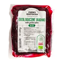 Buraki całe gotowane Bio, 500 g, Farmy Roztocza