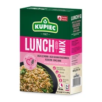 Zestaw 6 szt. Lunch mix kasza jęczmienna, owsiana, siemię lniane, pestki dyni, Kupiec