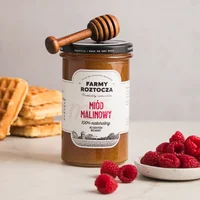 Miód malinowy, 700 g, Farmy Roztocza