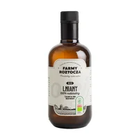 Olej Lniany Bio tłoczony na zimno, 500 ml, Farmy Roztocza
