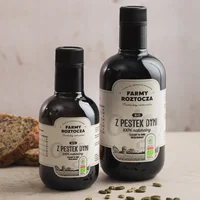 Olej z Pestek dyni Bio tłoczony na zimno, 500 ml, Farmy Roztocza