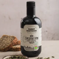 Olej z Pestek dyni Bio tłoczony na zimno, 500 ml, Farmy Roztocza