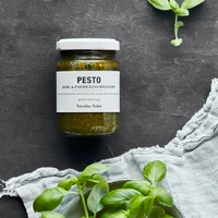 Pesto z bazylią i serem parmezanem, Nicolas Vahé 