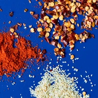  Przyprawy, chili, czosnek, wędzona papryka, Nicolas Vahé