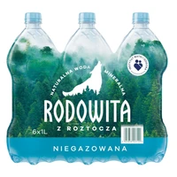 Woda mineralna niegazowana, zgrzewka 6 x 1l, Rodowita z Roztocza