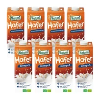 Zestaw napojów: owsiany Omega-3, owsiany z algami morskimi (wapń) bez dodatku cukrów BIO