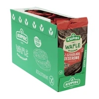 Zestaw 12 szt. wafle ryżowe z czekoladą deserową, Kupiec   