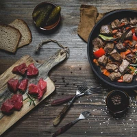 Mięso wołowe na gulasz Bio, 300g, Farmy Roztocza