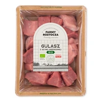 Gulasz wieprzowy z szynki BIO 300 g, Farmy Roztocza