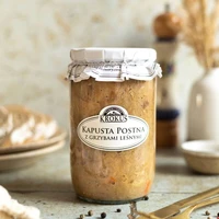 Kapusta postna z grzybami leśnymi, Krokus