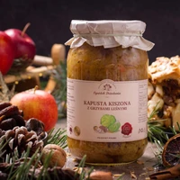 Kapusta kiszona z grzybami leśnymi, Ogródek Dziadunia