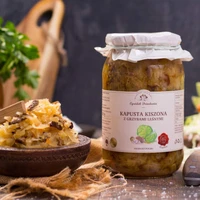 Kapusta kiszona z grzybami leśnymi, Ogródek Dziadunia