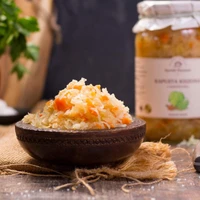 Kapusta kiszona z marchewką, Ogródek Dziadunia