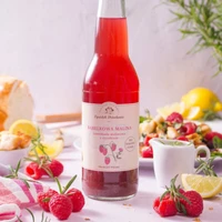 Lemoniada malinowa z czystkiem - Bąbelkowa Malina, Ogródek Dziadunia