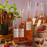 Żywy ocet malinowy, 500ml, Ogródek Dziadunia